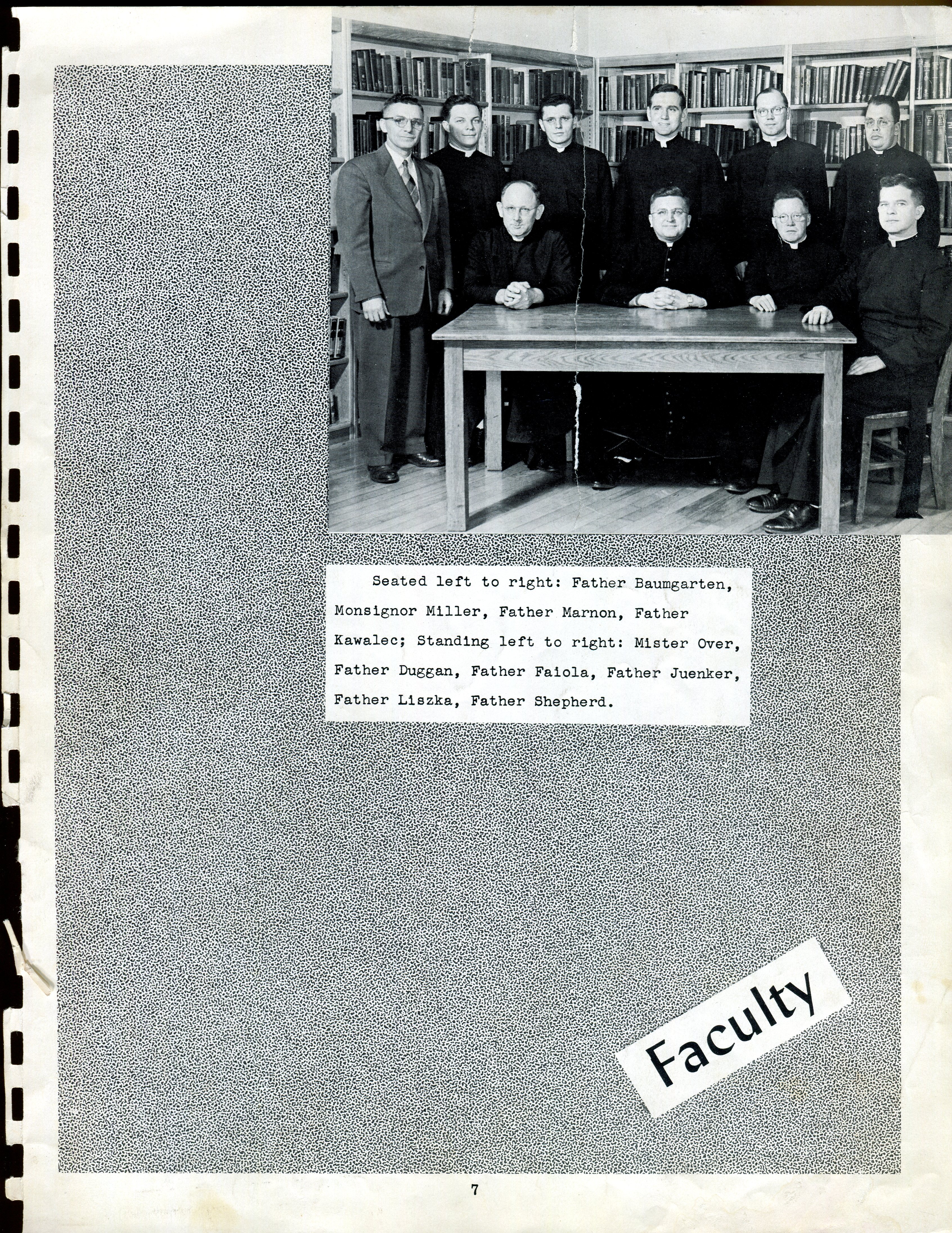 the friar faculty who work and teach at the Seminary